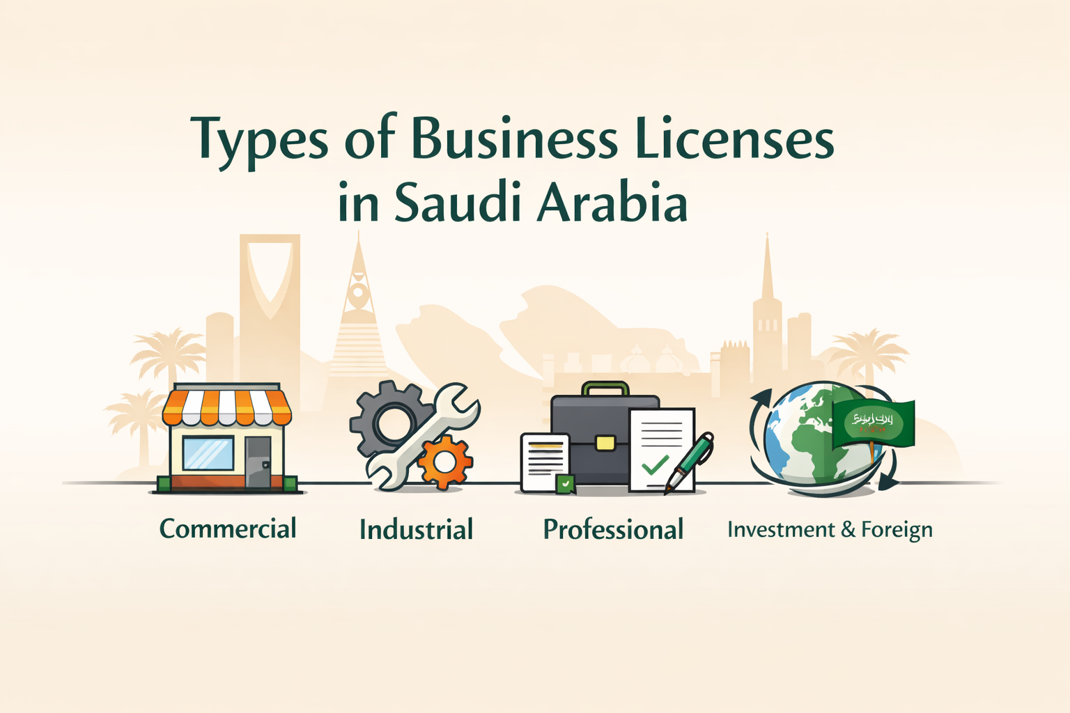 Types of Business Licenses in Saudi